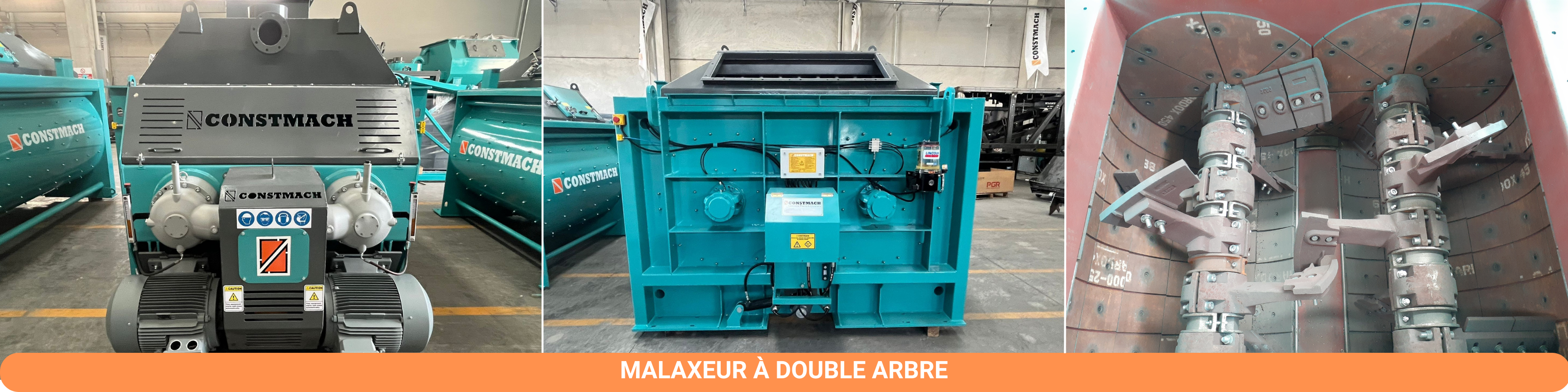 Malaxeur à double arbre - STATIONNAIRE 120