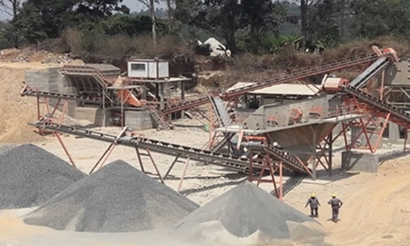 150 tph capacity crushing and screening plant is installed for our customer in Cameroon