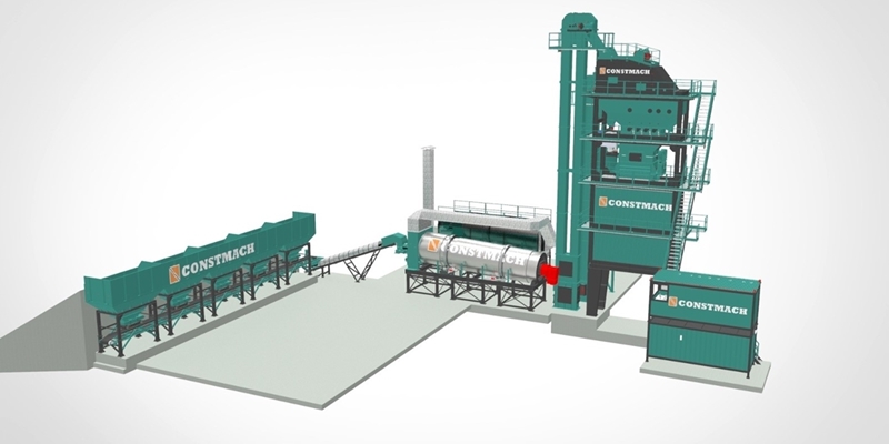 Centrale d'asphalte stationnaire à vendre en Turquie