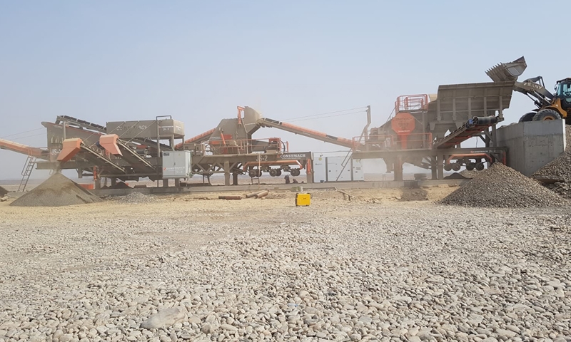 CONSTMACH JS-2 Mobile Crushing Plant is taken into operation for our customer in OMAN!