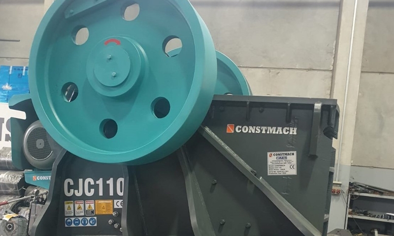 CONSTMACH CJC 110 Jaw crusher is shipped for our client in Paraguay