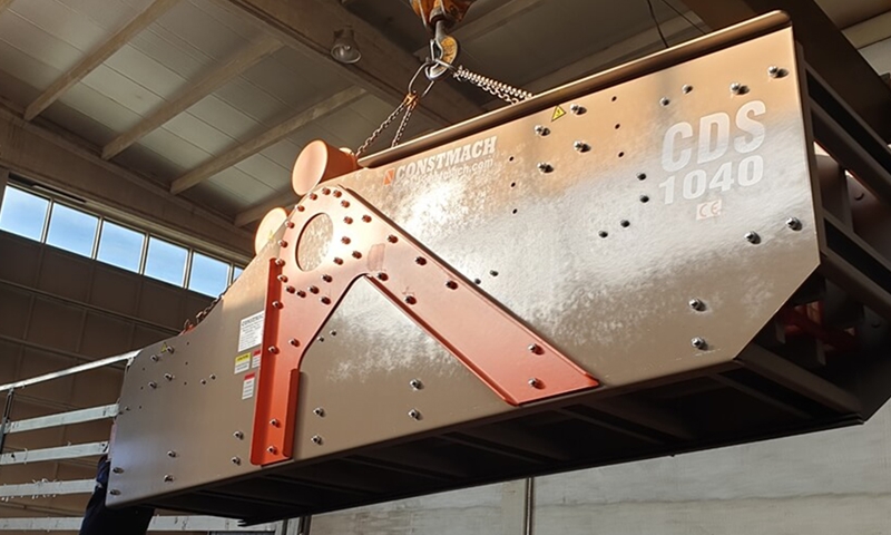 6 sets CONSTMACH CDS-1040 dewatering screens are shipped for our customer in Switzerland!