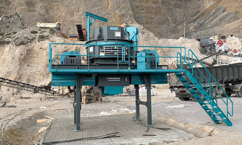 CONSTMACH VSI-900-CR Vertical Shaft Impact Crusher is taken into operation for our customer in Morocco!