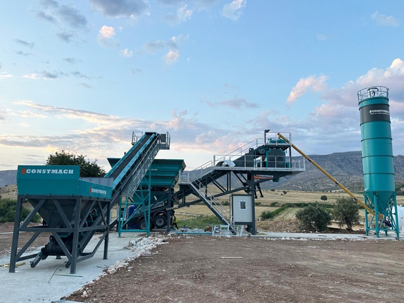 Nous avons installé une centrale à béton Mobile 60 à Siirt, en Turquie !