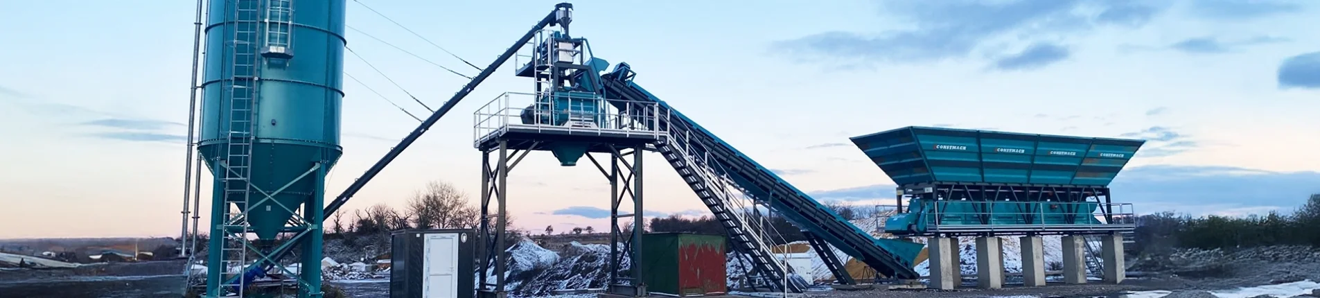 Compact 60 with Belt | Compact Concrete Batching Plant