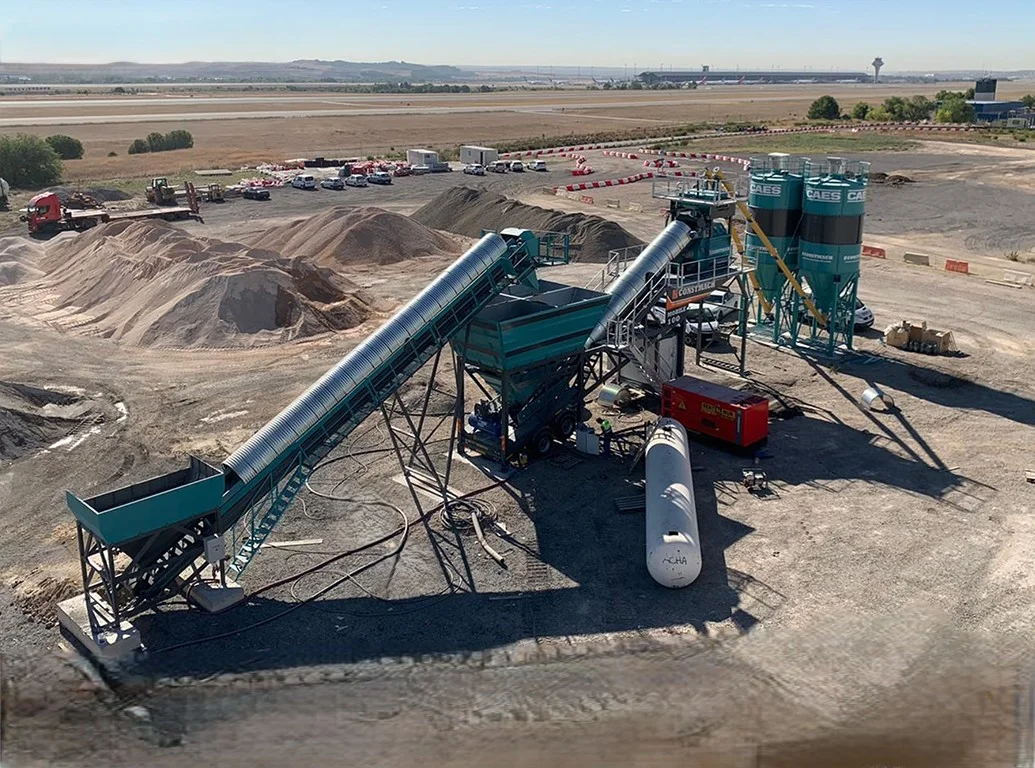 CONSTMACH Mobile 100 Powers Construction Projects in Spain