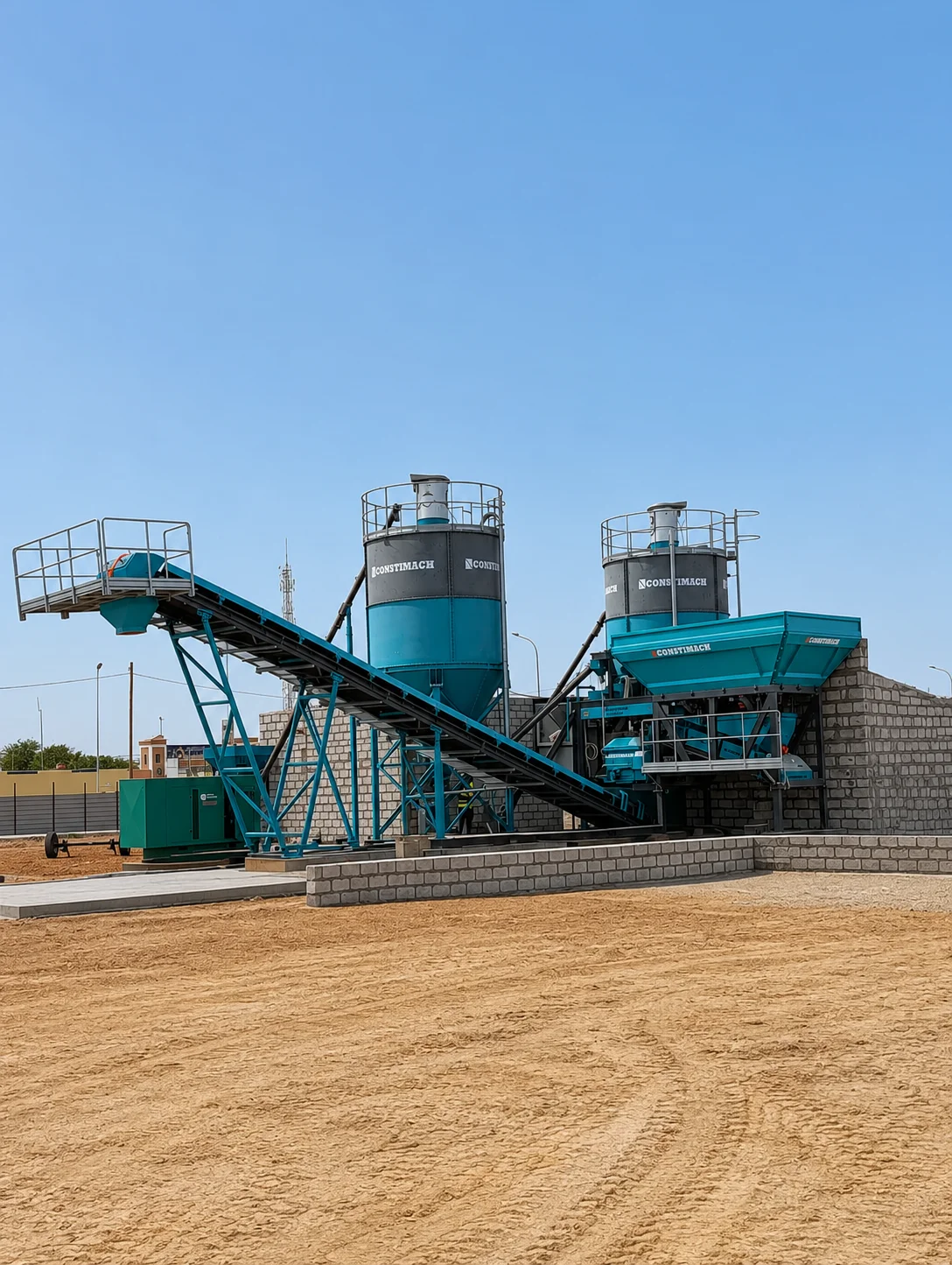 CONSTMACH met en service une centrale mobile Mobicom 30 en Mauritanie